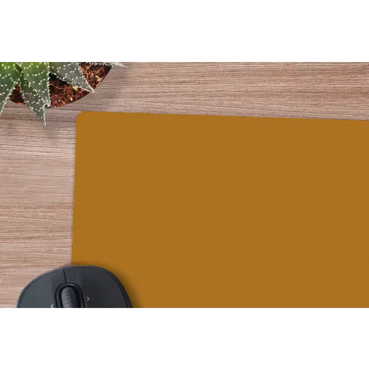 Ocre - Gold - Geel muismat rubber klein 262 -closeup
