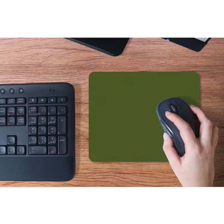 Olive - Drab - Groen muismat rubber klein 262 -toetsenbord
