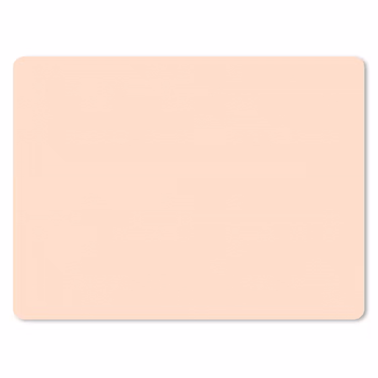 Pale - Peach - Nude muismat rubber klein 262 -3d
