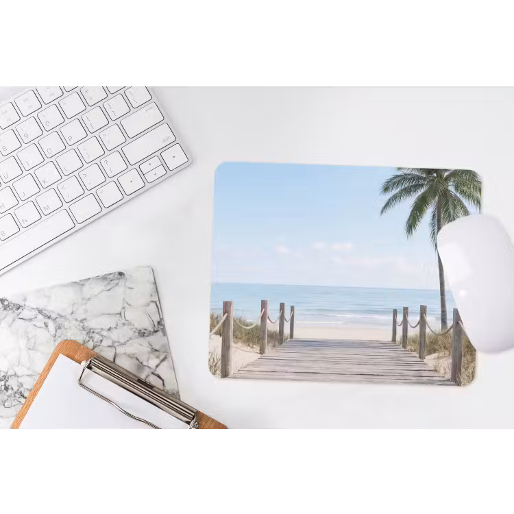 Palmbomen - Pad - Horizon muismat rubber klein -witbureau