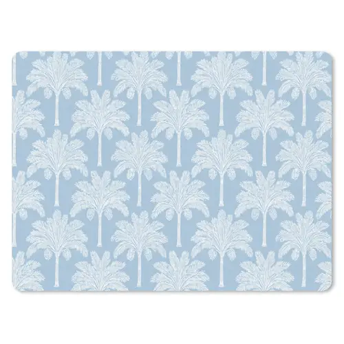 Palmboom - Modern - Blauw muismat rubber klein 262 -3d