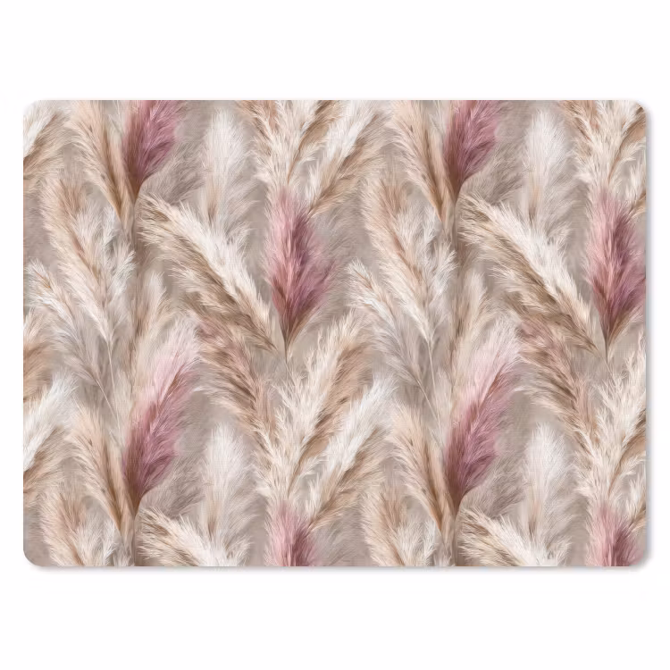 Pampasgras - Pluizig - Kleurrijk muismat rubber klein 262 -3d