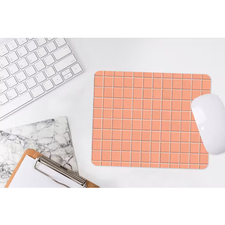 Patroon - Tegels - Perzik muismat rubber klein 262 -witbureau