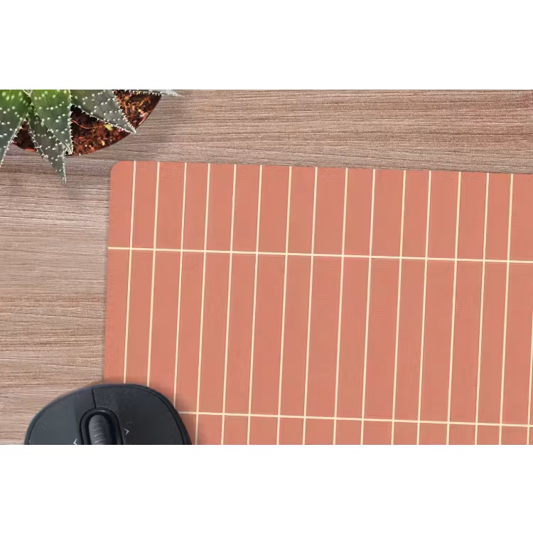 Patroon - Tegels - Terracotta muismat rubber klein 262 -closeup