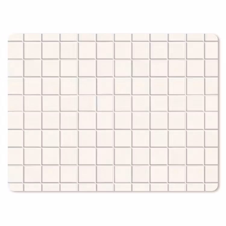Patroon - Tegels - Wit muismat rubber klein 262 -3d