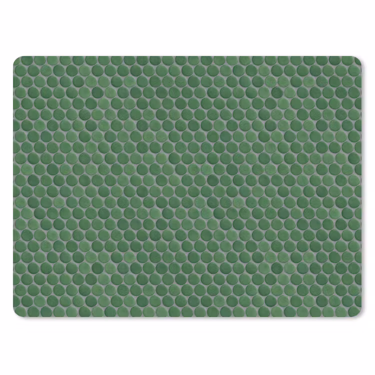 Penny - Mozaïek - Bosgroen - Green muismat rubber klein 262 -3d