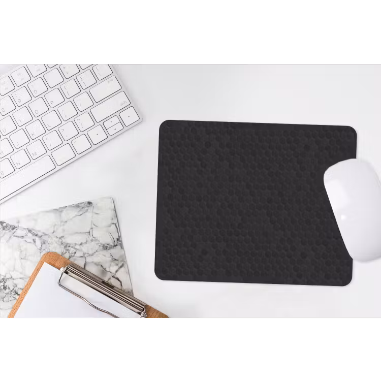 Penny - Tegel - Mat - Zwart muismat rubber klein 262 -witbureau