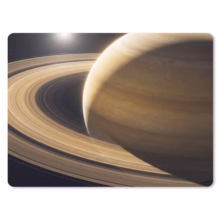 Muismat - Planeet - Ringen - Ruimte - Planeet - Ringen - Ruimte muismat rubber klein