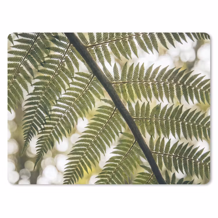 Plant - Blad - Natuur - Groen - Detail muismat rubber klein -3d
