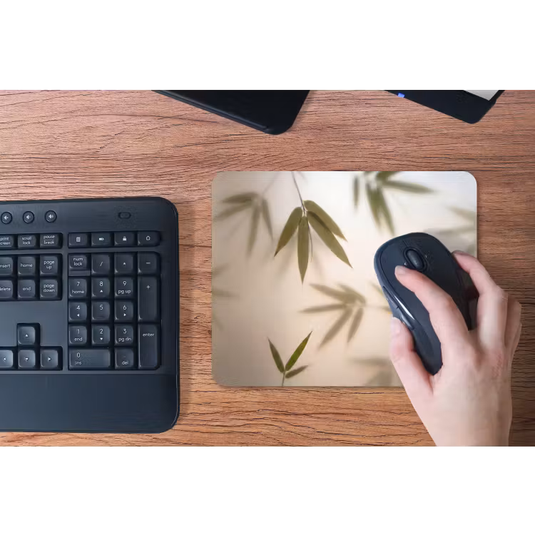 Planten - Bladeren - Natuur - Groen muismat rubber klein -toetsenbord