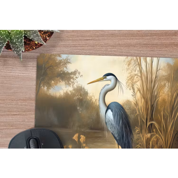 Reiger - Water - Planten muismat rubber klein -closeup