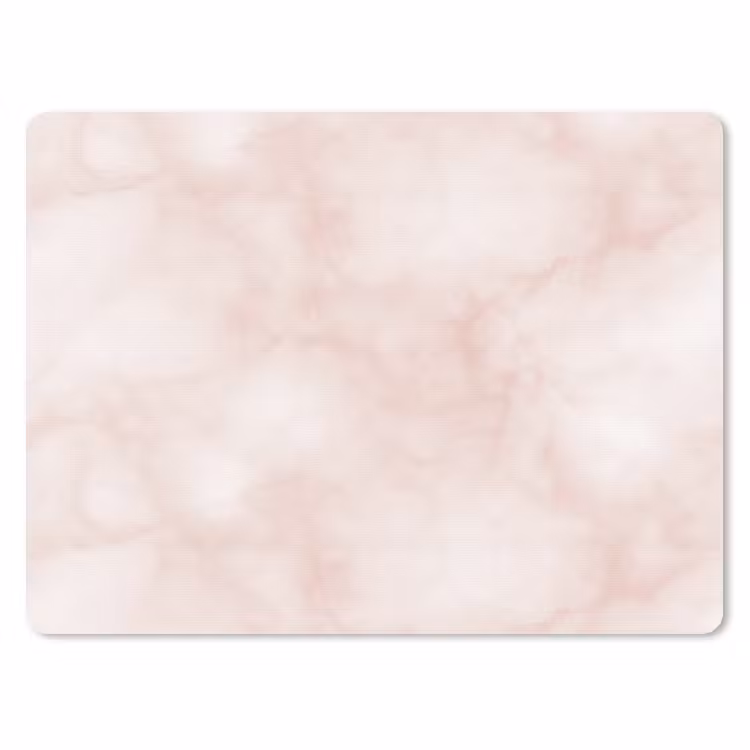 Roze - Marmer - Crème muismat rubber klein 262 -3d