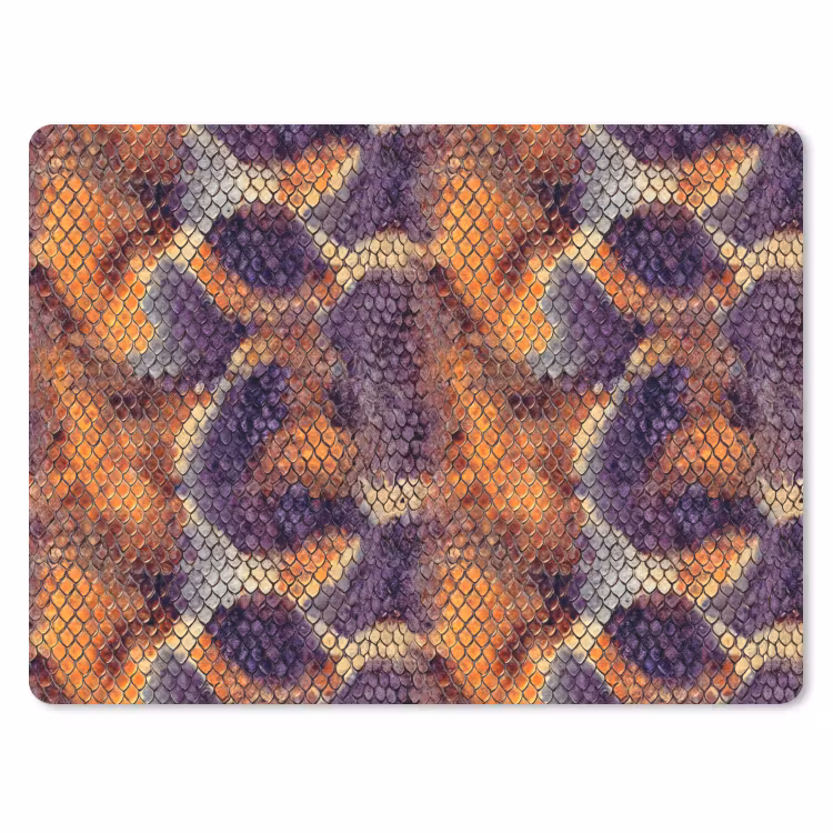 Slang - Schubben - Kleurrijk muismat rubber klein 262 -3d
