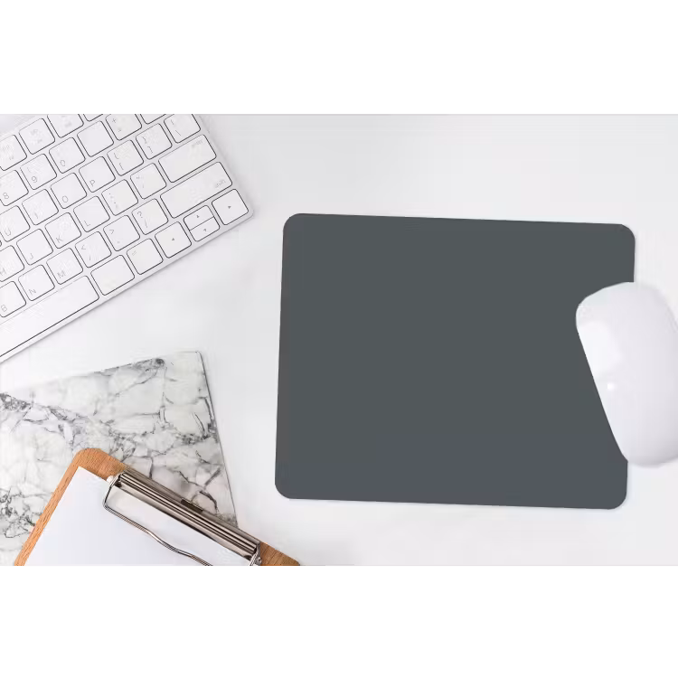 Slate - Millstone - Grijs muismat rubber klein 262 -witbureau