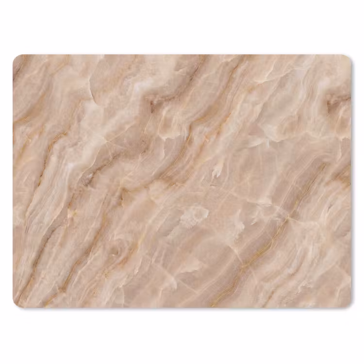 Steen - Ader - Natuur - Modern - Beige muismat rubber klein -3d