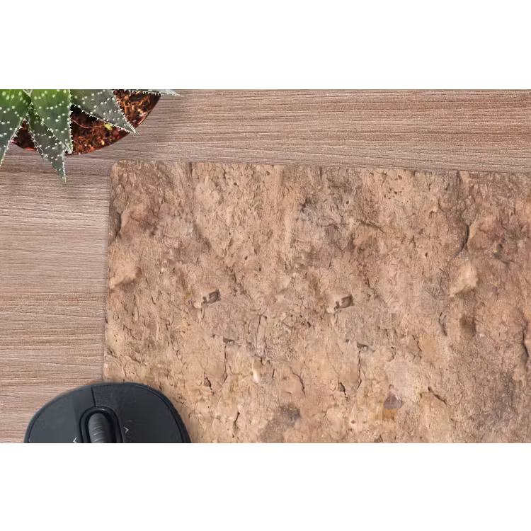 Steen - Natuur - Textuur - Abstract - Bruin muismat rubber klein -closeup