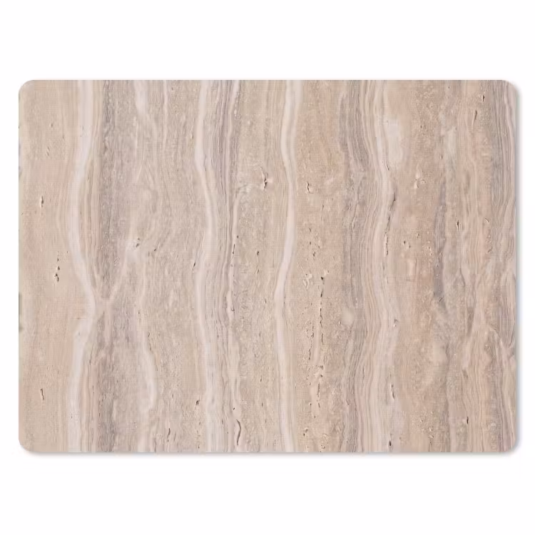 Steen - Patroon - Textuur - Natuurlijk - Beige muismat rubber klein -3d