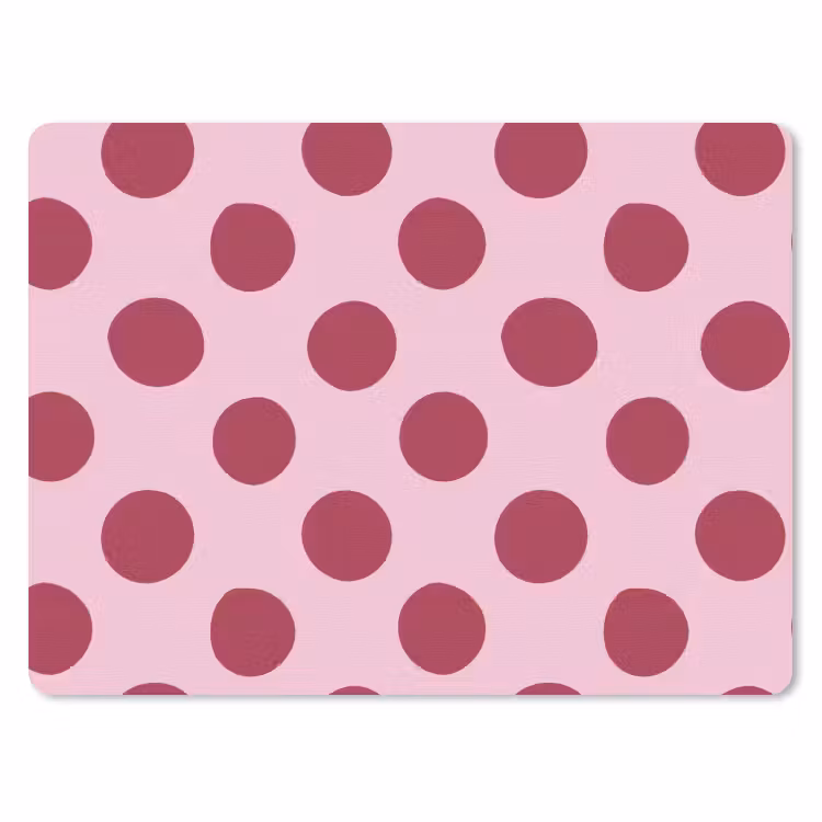 Stippen - Patroon - Bordeaux muismat rubber klein 262 -3d