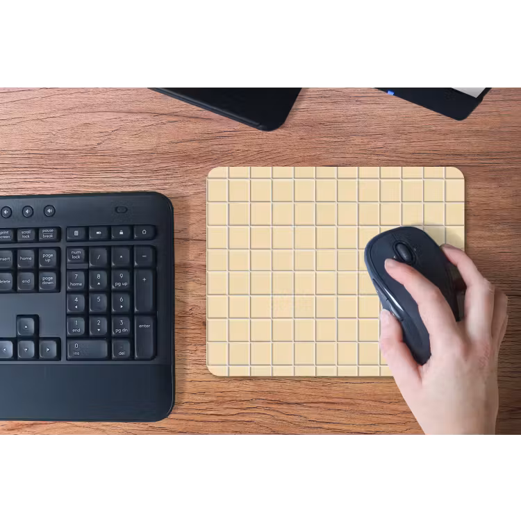 Tegels - Patroon - Crème muismat rubber klein 262 -toetsenbord