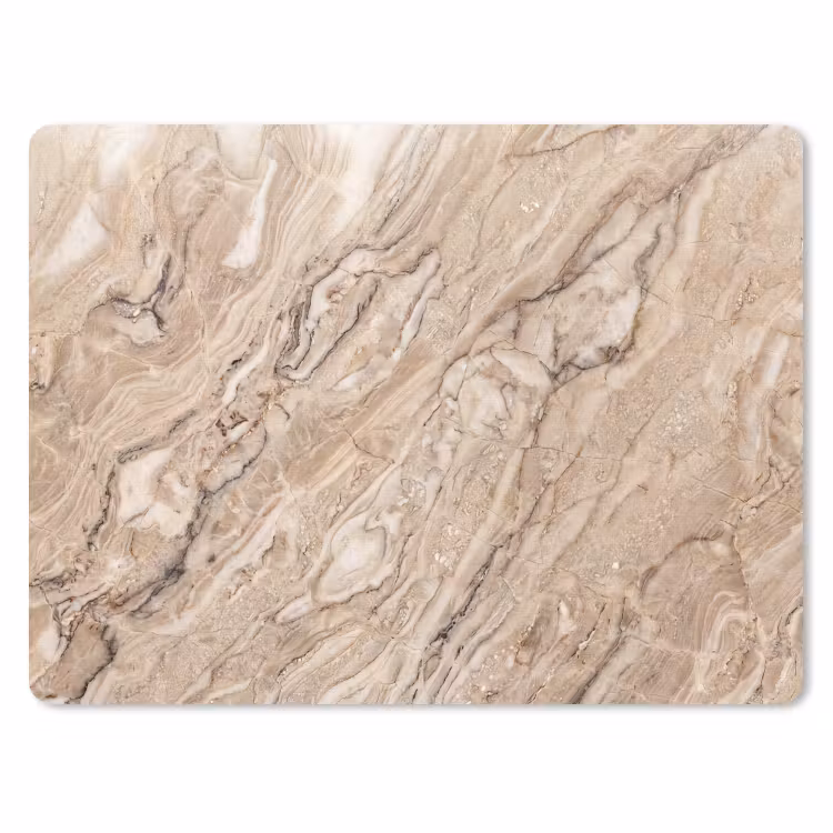 Textuur - Aders - Abstract - Modern - Beige muismat rubber klein -3d