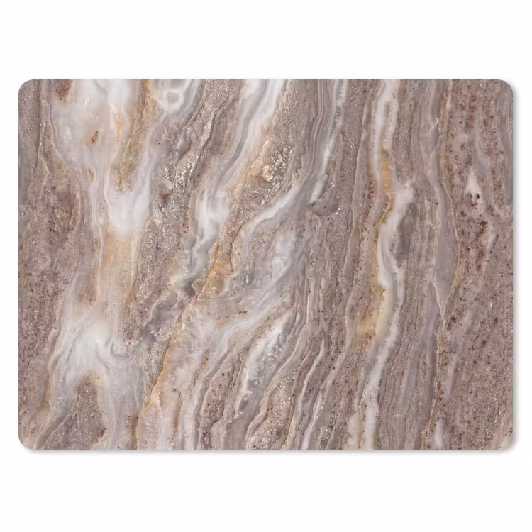Textuur - Steen - Abstract - Beige muismat rubber klein -3d