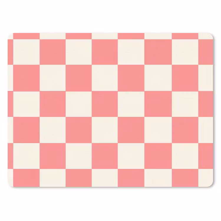 Traditioneel - Patroon - Roze muismat rubber klein 262 -3d
