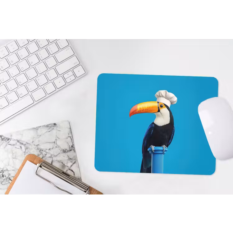 Tucan - Sokkel - Vogel - Koksmuts muismat rubber klein -witbureau