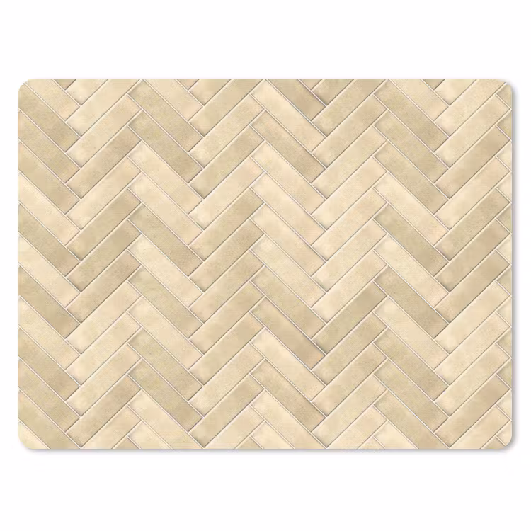 Visgraat - Tegel - Zand muismat rubber klein 262 -3d