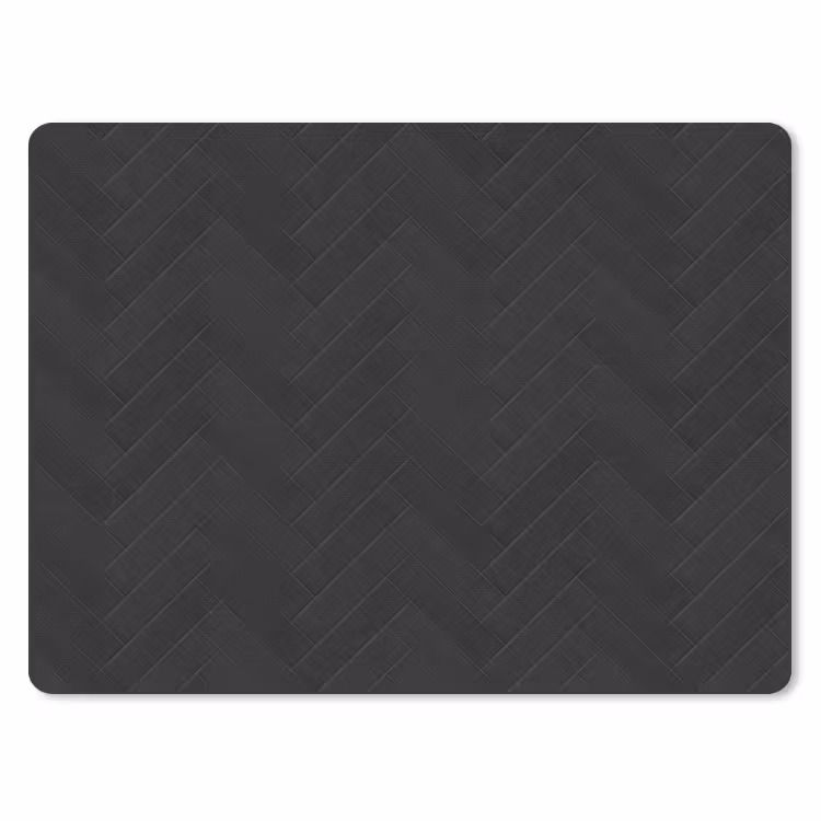 Visgraat - Wandtegel - Mat - Zwart muismat rubber klein 262 -3d