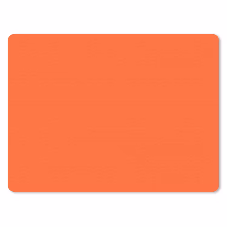 Vivid - Amber - Oranje muismat rubber klein 262 -3d