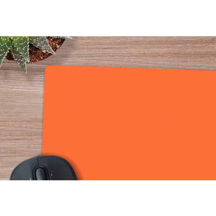 Vivid - Amber - Oranje muismat rubber klein 262 -closeup