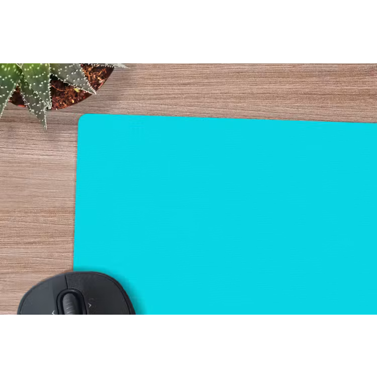 Vivid - Aquamarine - Turkoois muismat rubber klein 262 -closeup