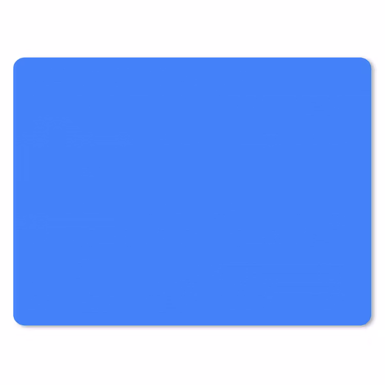 Vivid - Cobalt - Blauw muismat rubber klein 262 -3d