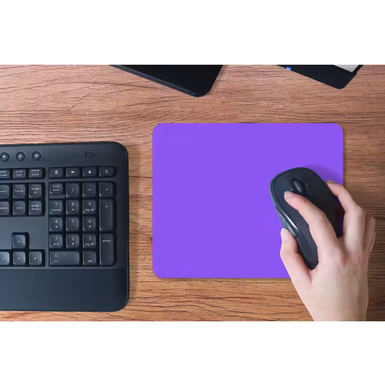 Vivid - Violet - Paars muismat rubber klein 262 -toetsenbord
