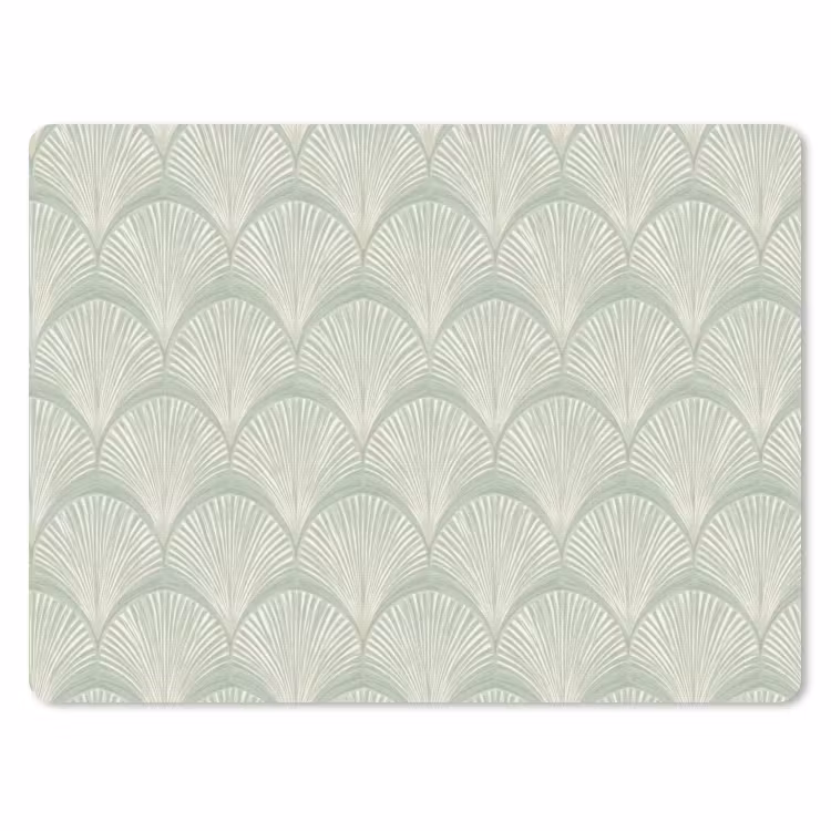 Waaiers - Patroon - Groen muismat rubber klein 262 -3d