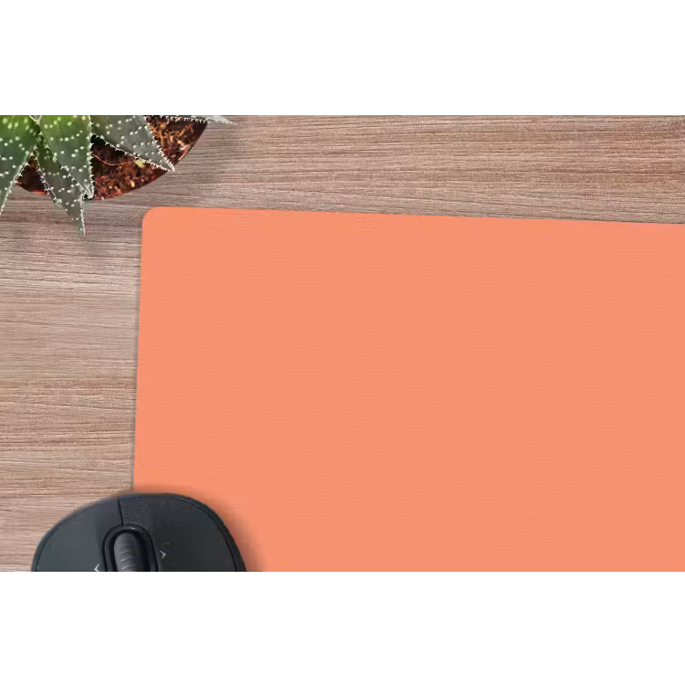 Warm - Clay - Terracotta muismat rubber klein 262 -closeup