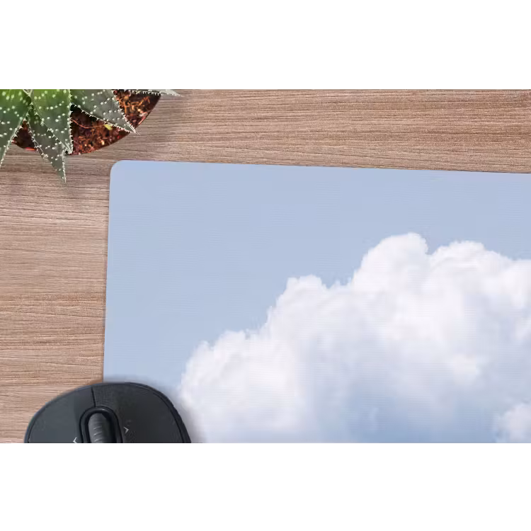 Muismat - Wolk - Regen - Natuur - Wolk - Regen - Natuur muismat rubber klein