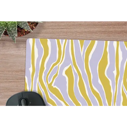 Zebra - Modern - Meerkleurig muismat rubber klein 262 -closeup