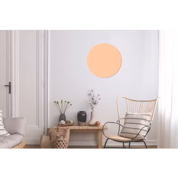 Apricot - Blush - Nude Wandcirkel aluminium klein 190 -woonkamer