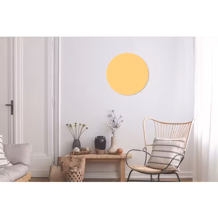 Apricot - Ice - Oranje Wandcirkel aluminium klein 190 -woonkamer
