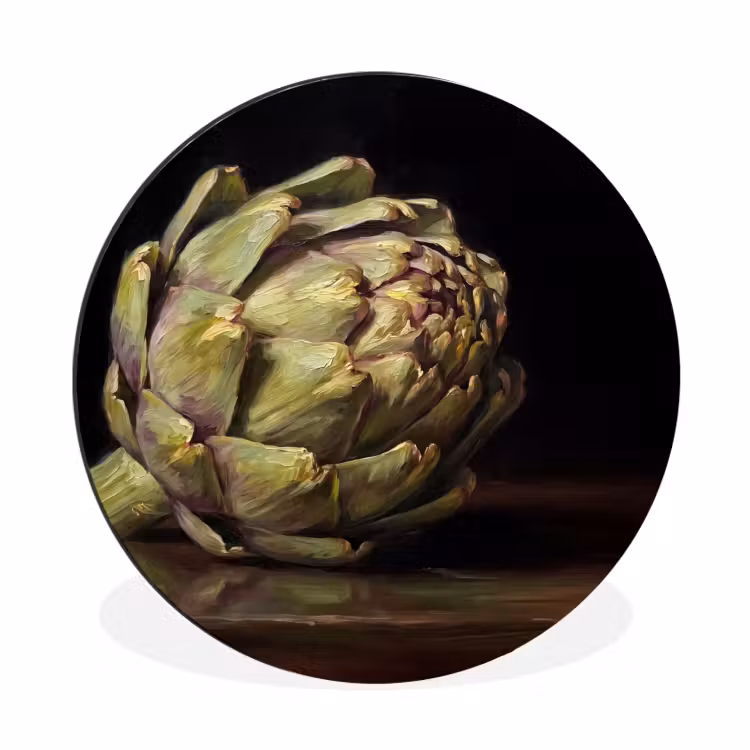 Muurcirkel aluminium - Artichok - Eten - Klassiek — 1