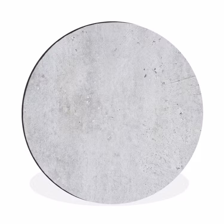 Beton - Textuur - Achtergrond - Grijs - Industrieel Wandcirkel aluminium klein -3d