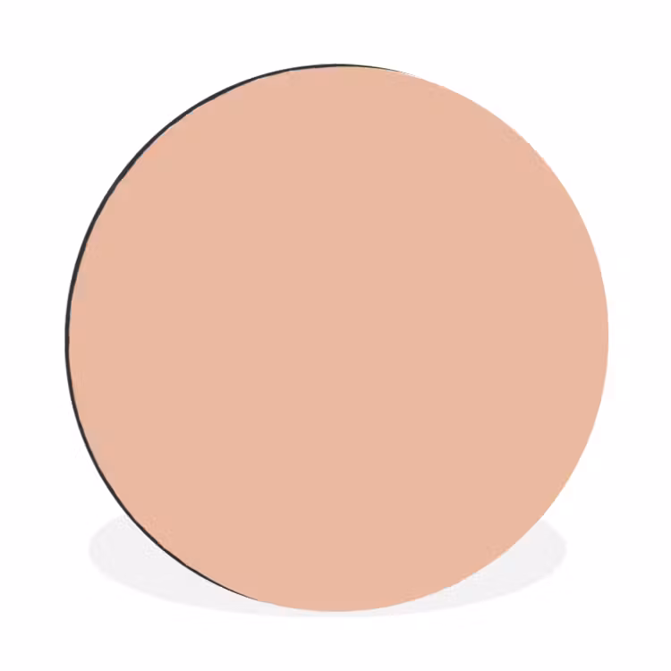 Blush - Terracotta - Nude Wandcirkel aluminium klein 190 -3d