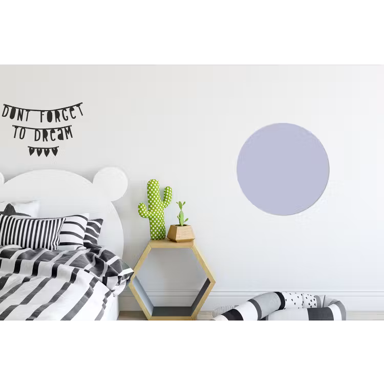 Chalky - Lavender - Paars Wandcirkel aluminium klein 190 -kinderkamer