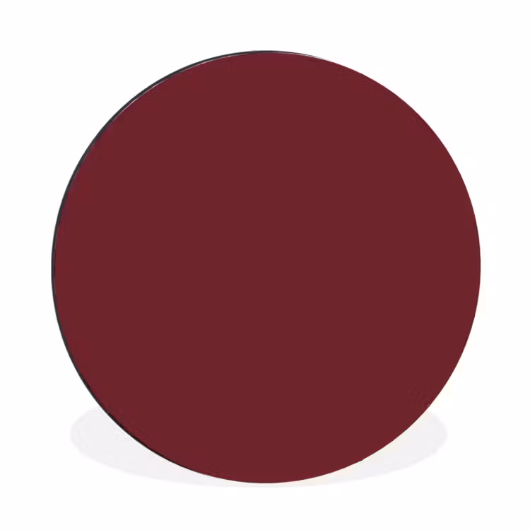 Dark - Garnet - Rood Wandcirkel aluminium klein 190 -3d