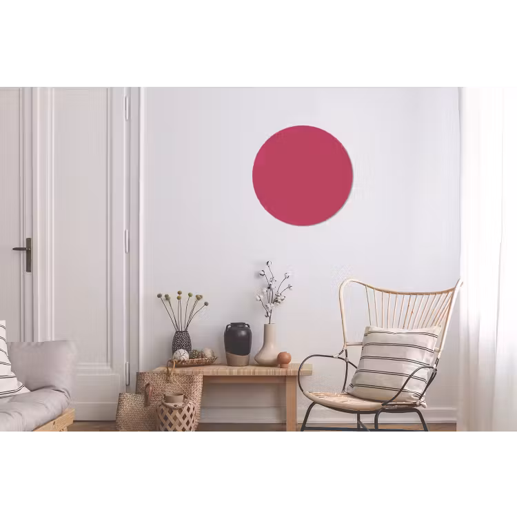 Deep - Berry - Rood Wandcirkel aluminium klein 190 -woonkamer