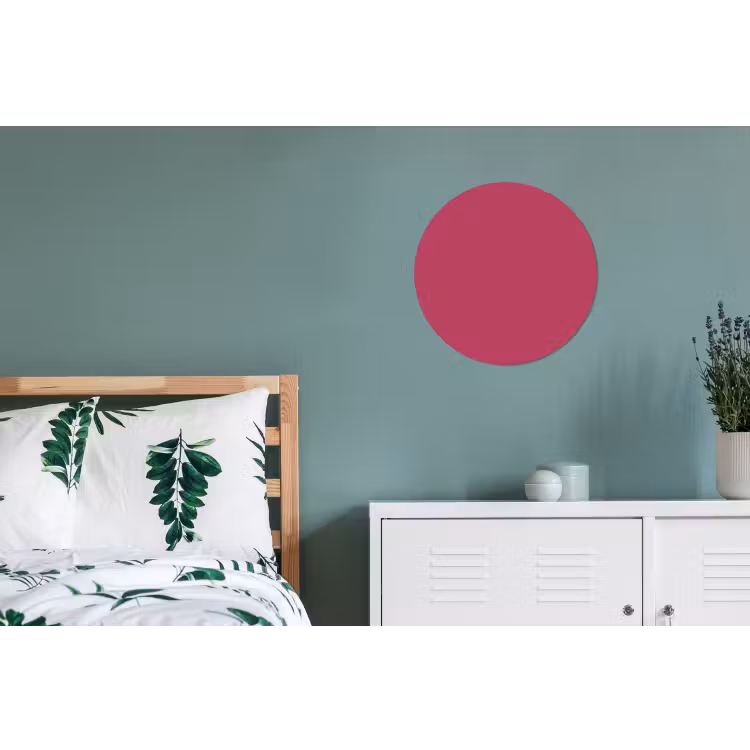 Deep - Berry - Rood Wandcirkel aluminium klein 190 -slaapkamer