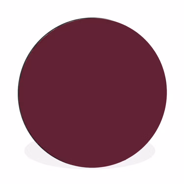 Deep - Plum - Paars Wandcirkel aluminium klein 190 -3d