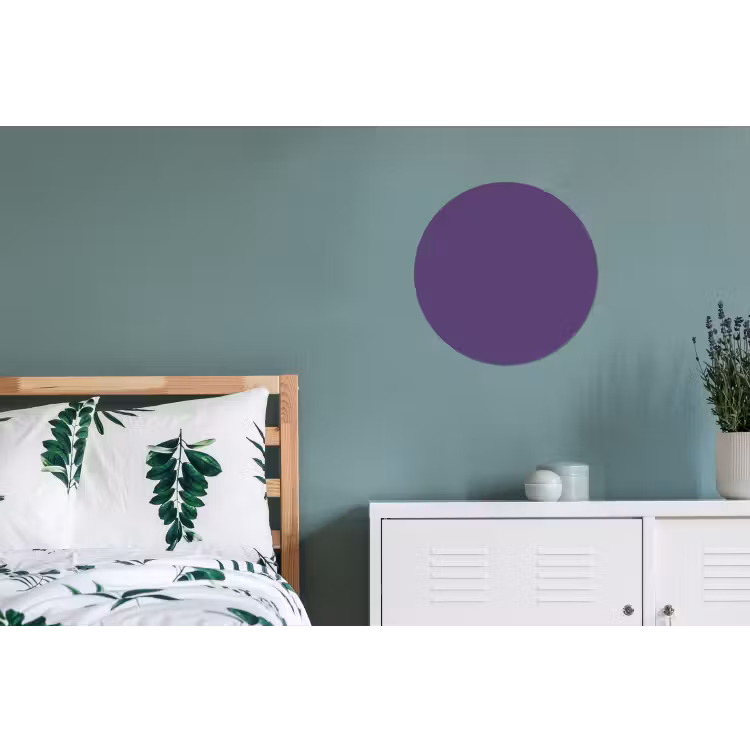 Deep - Plum - Paars Wandcirkel aluminium klein 190 -slaapkamer