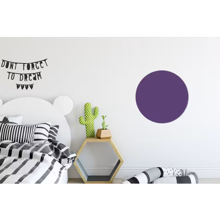 Deep - Plum - Paars Wandcirkel aluminium klein 190 -kinderkamer